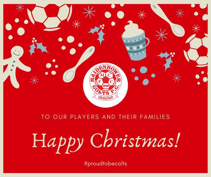 A Christmas Message from Maidenbower Colts FC Chairman, Danny Picknell