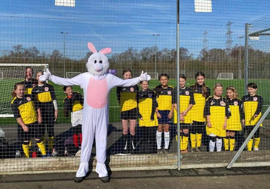 Easter Bunny joins our training sessions